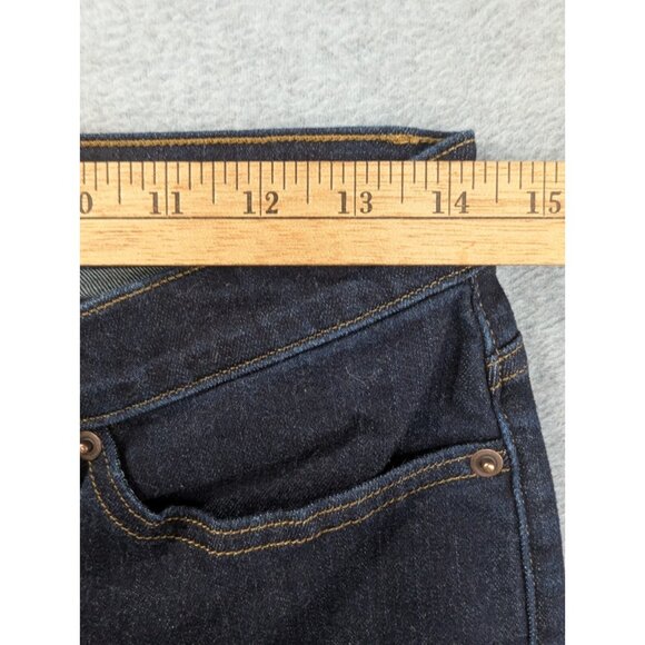 Duluth Trading Jeans Womens SZ 6 Blue Dark Wash Classic Boot Stretch Cowgirl - Picture 4 of 11